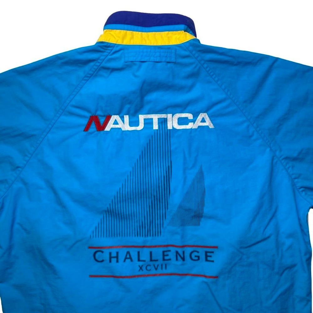 Vintage Nautica Challenge XCVII nautical‎ sailing windbreaker jacket - Picture 4 of 7